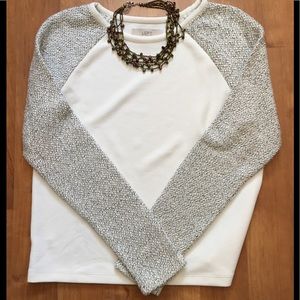 Loft Mixed Media Top - M